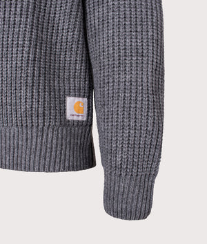 Firth Jumper in Porphyry | Carhartt WIP | EQVVS | Front detail shot 