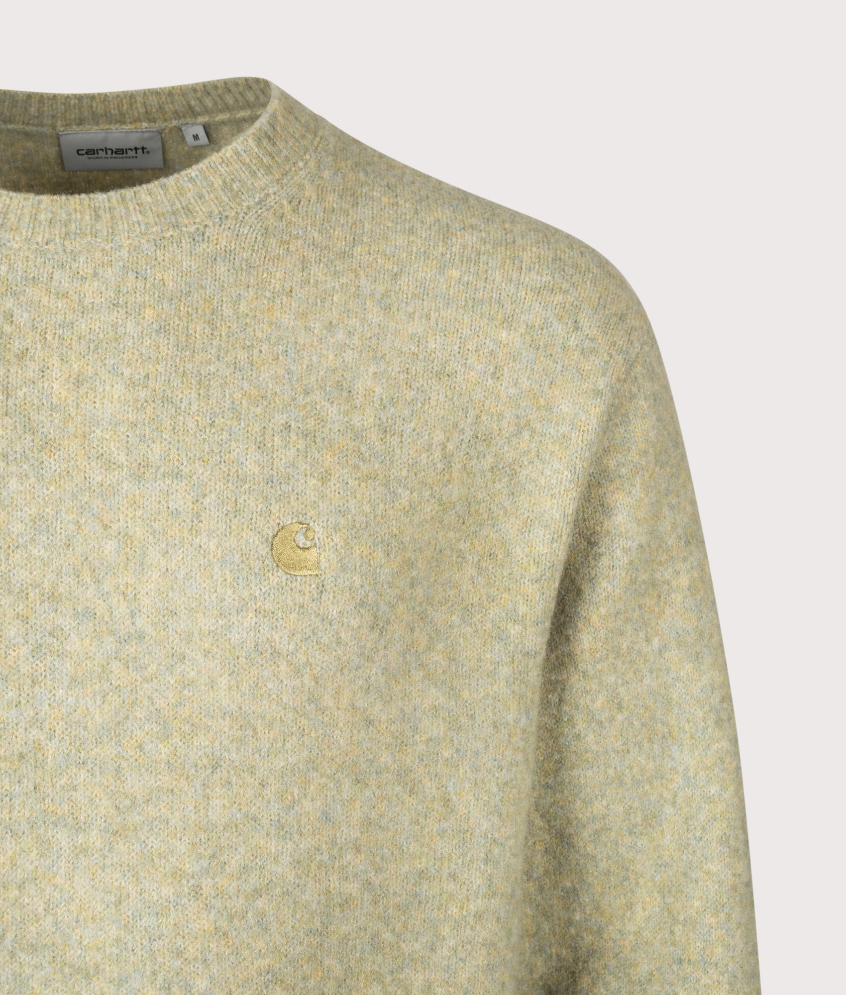 Curtis Jumper by Carhartt WIP in Tangled Brass. Shot by EQVVS. Detail shot.
