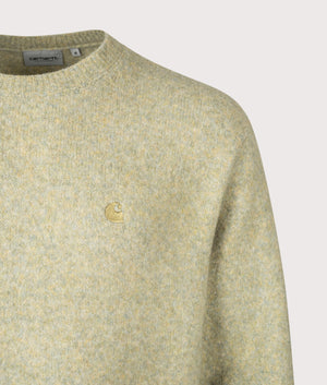 Curtis Jumper by Carhartt WIP in Tangled Brass. Shot by EQVVS. Detail shot.