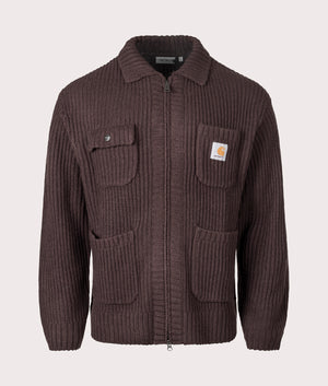 Chore Knit Jacket in Palisander | Carhartt WIP | EQVVS | Front shot 