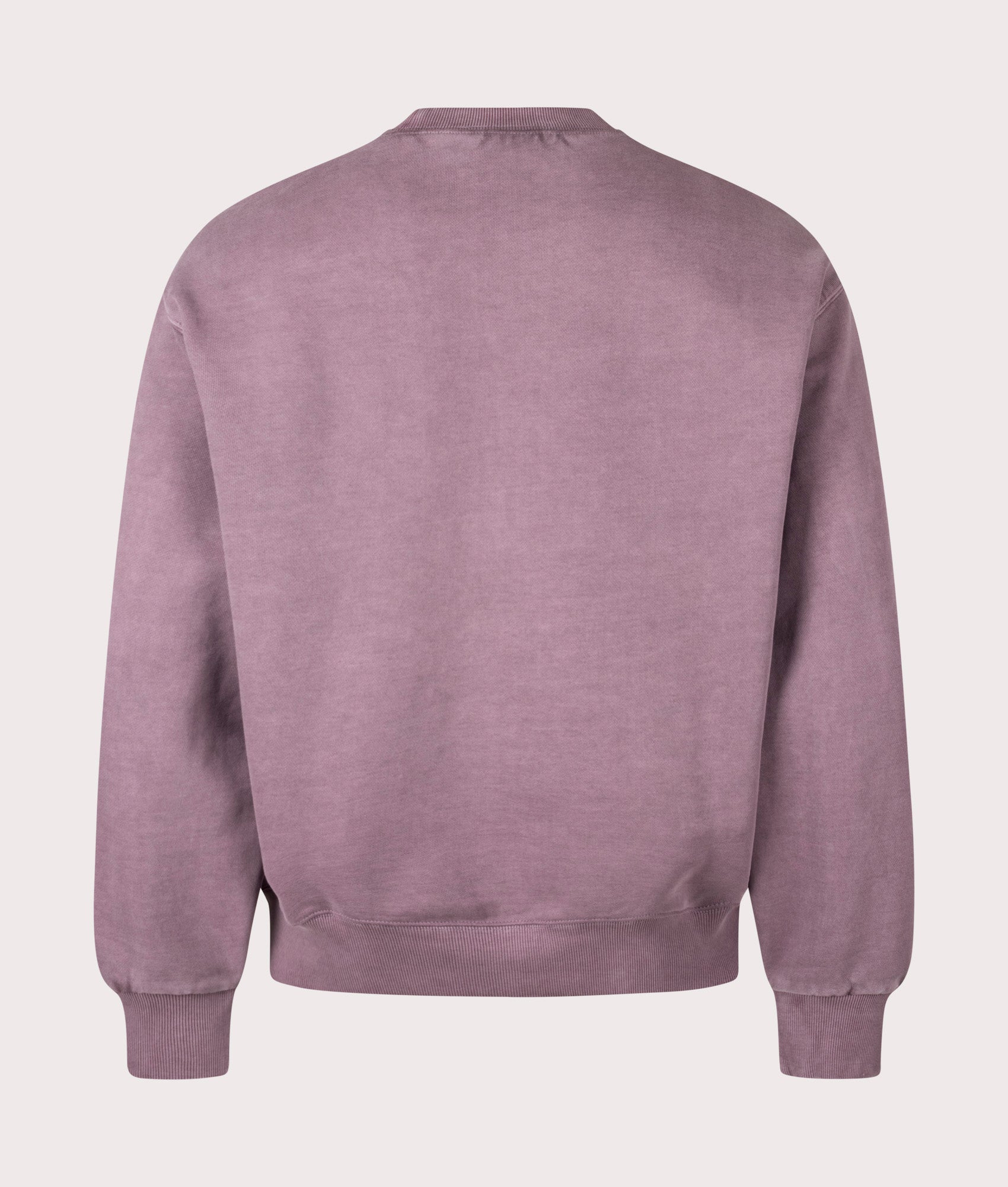 Carhartt WIP Oversized Vista Sweatshirt in Phlox at EQVVS Menswear. Back shot.