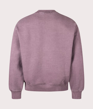 Carhartt WIP Oversized Vista Sweatshirt in Phlox at EQVVS Menswear. Back shot.