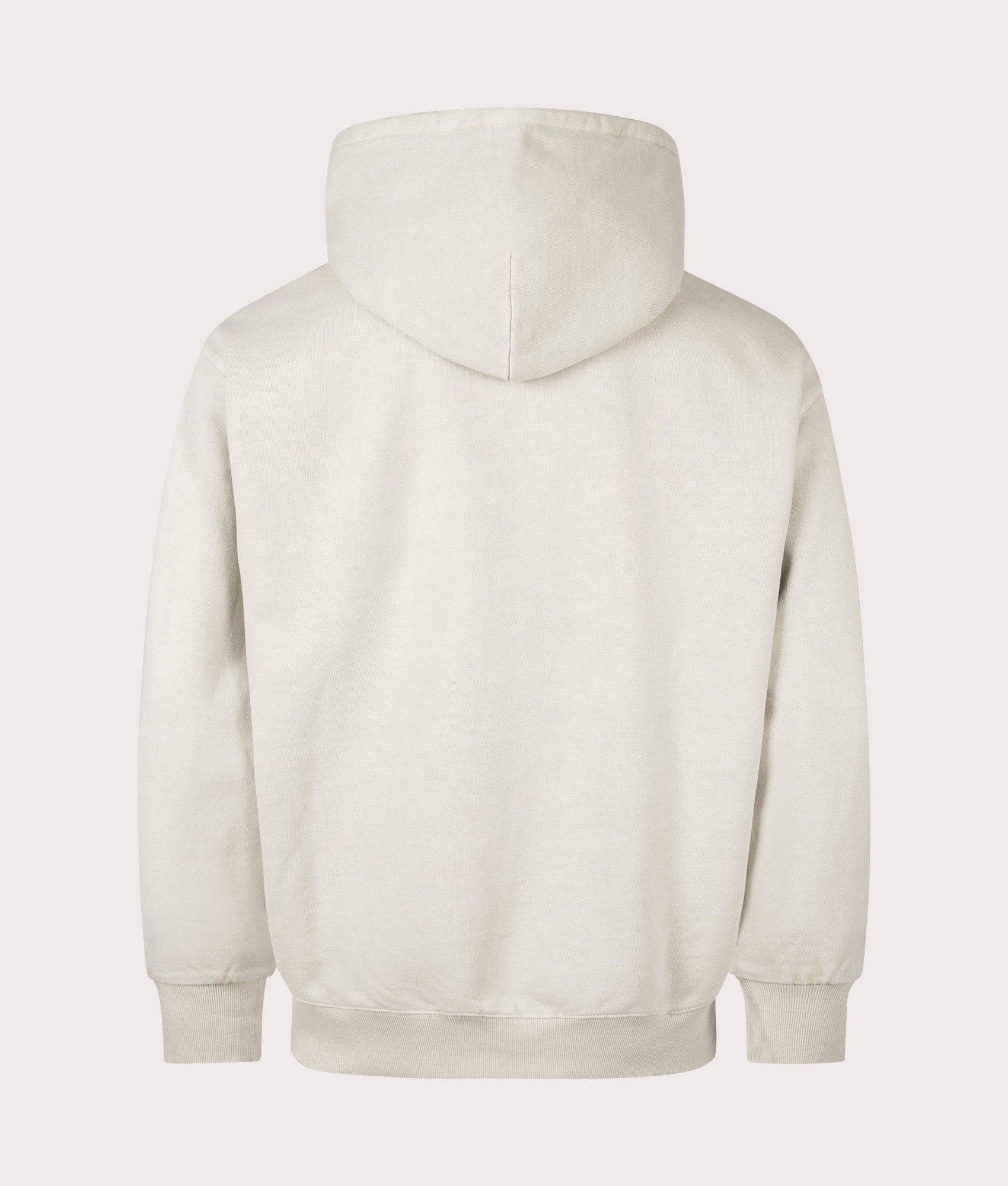 Carhartt WIP The Hooded Vista Sweatshirt  in the Fleur De Sel at EQVVS Menswear. Back shot.