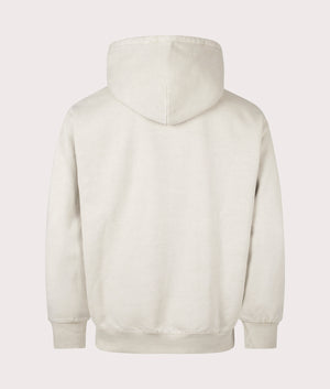 Carhartt WIP The Hooded Vista Sweatshirt  in the Fleur De Sel at EQVVS Menswear. Back shot.