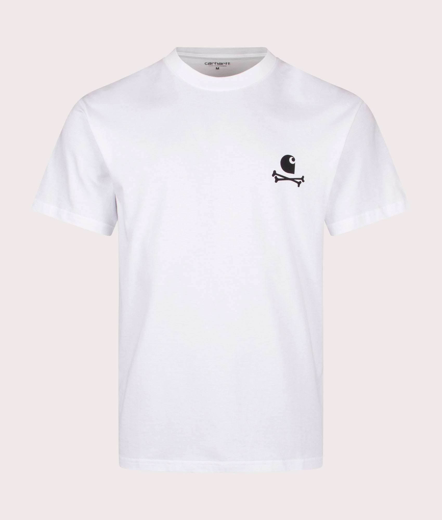 Relaxed Fit C Logo Archive T-Shirt in White | 100% Cotton | Carhartt WIP | EQVVS | Front shot 