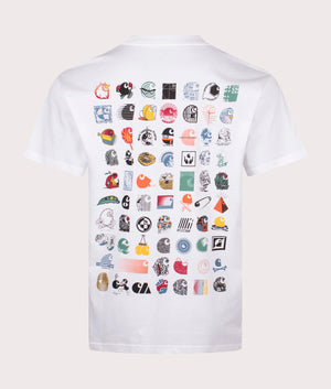 Relaxed Fit C Logo Archive T-Shirt in White | 100% Cotton | Carhartt WIP | EQVVS | Back shot 
