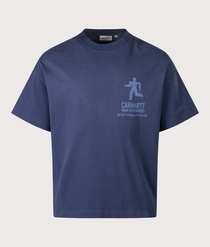 Oversized Distance T-Shirt in Jupiter Stone | 100% Cotton | Carhartt WIP | EQVVS | Front shot 