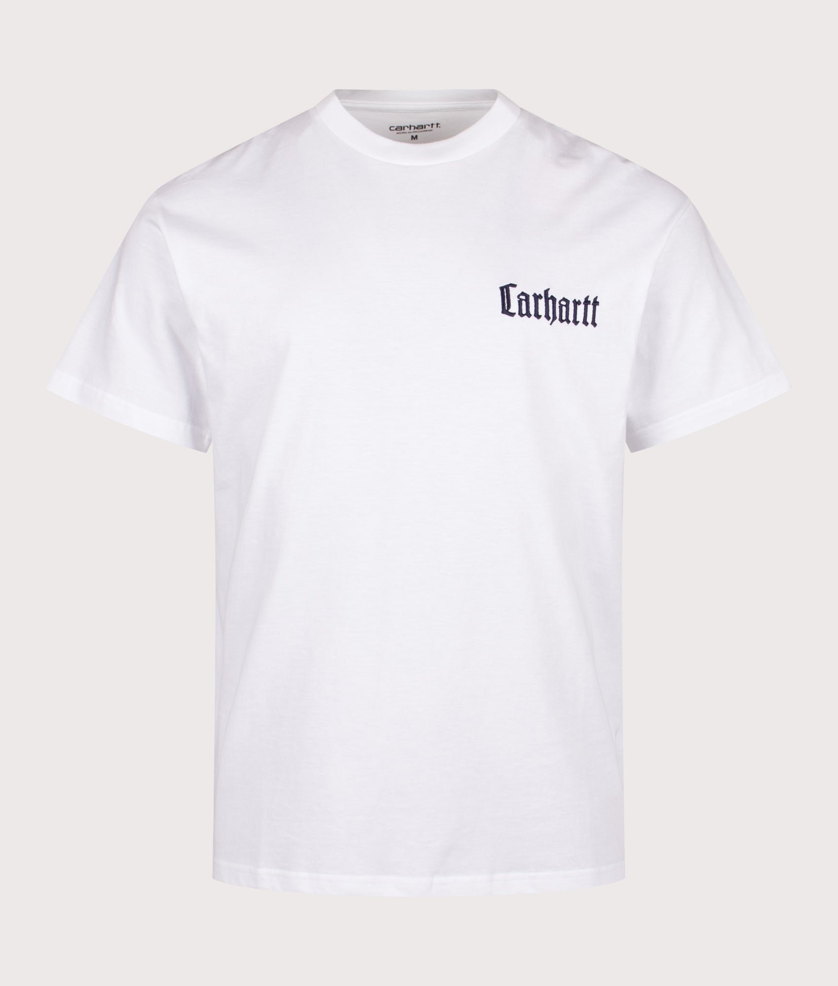 Relaxed Fit Schooling T-Shirt in White. 100% Cotton | Carhartt WIP | EQVVS | Front shot 