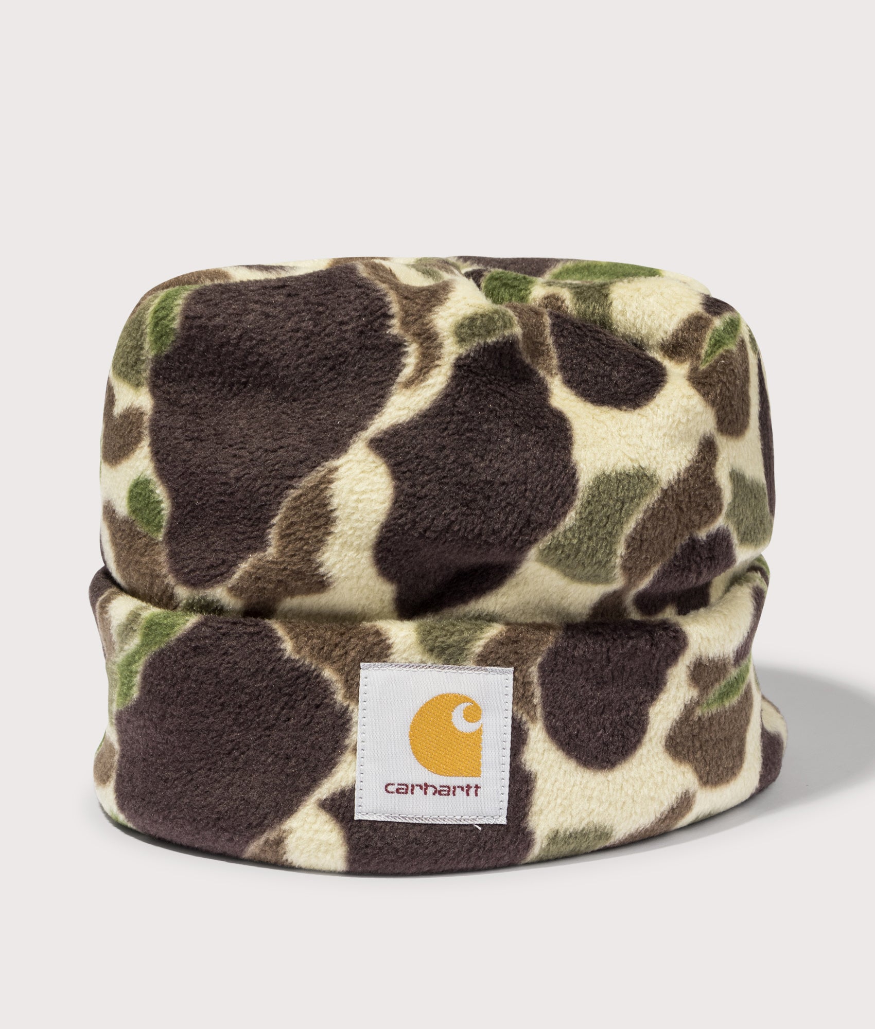 Expedition Beanie in Camo Duck Green | Carhartt WIP | EQVVS | Front shot 