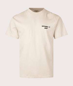 Relaxed Fit Wiptopia T-Shirt in Wall | 100% Cotton | Carhartt WIP | EQVVS | Front shot 