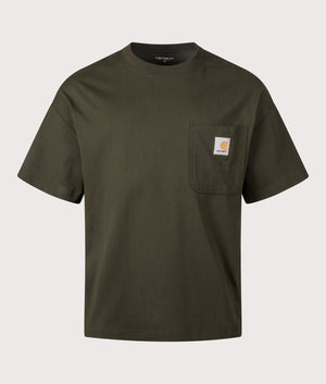 Relaxed Fit Work Pocket T-Shirt in Palisander. 100% Cotton | Carhartt WIP | EQVVS | Front shot 