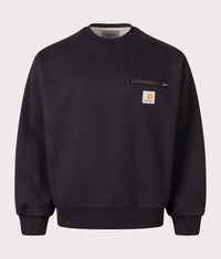 Oversized Detroit Sweatshirt: 8906 Black 