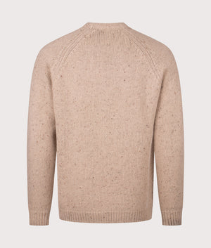 Anglistic Jumper in Speckled Fleur de Sel | Carhartt WIP | EQVVS | Back shot 