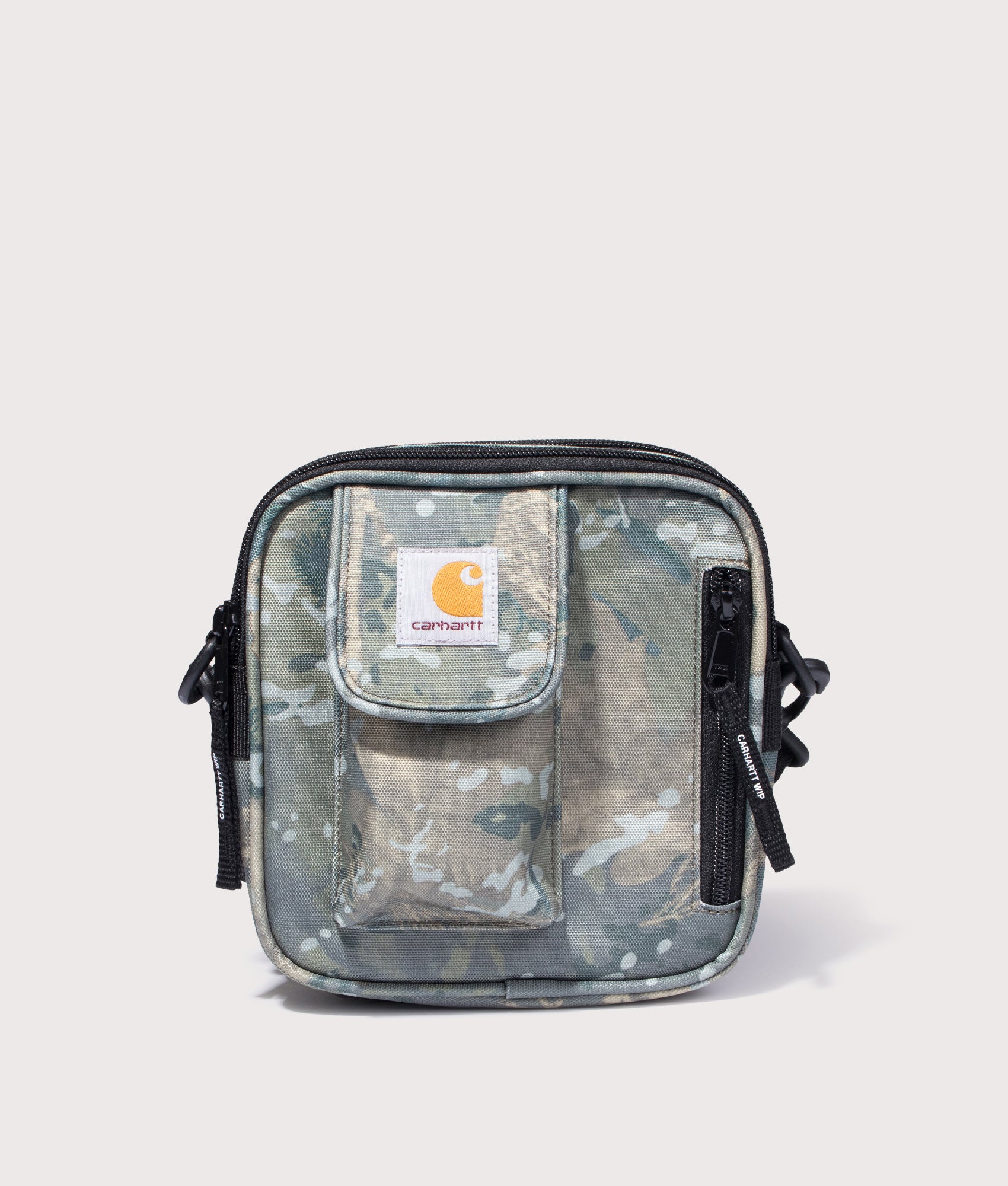 Small Essentials Bag in Camo Combi/Green | Carhartt WIP | EQVVS | Front shot 