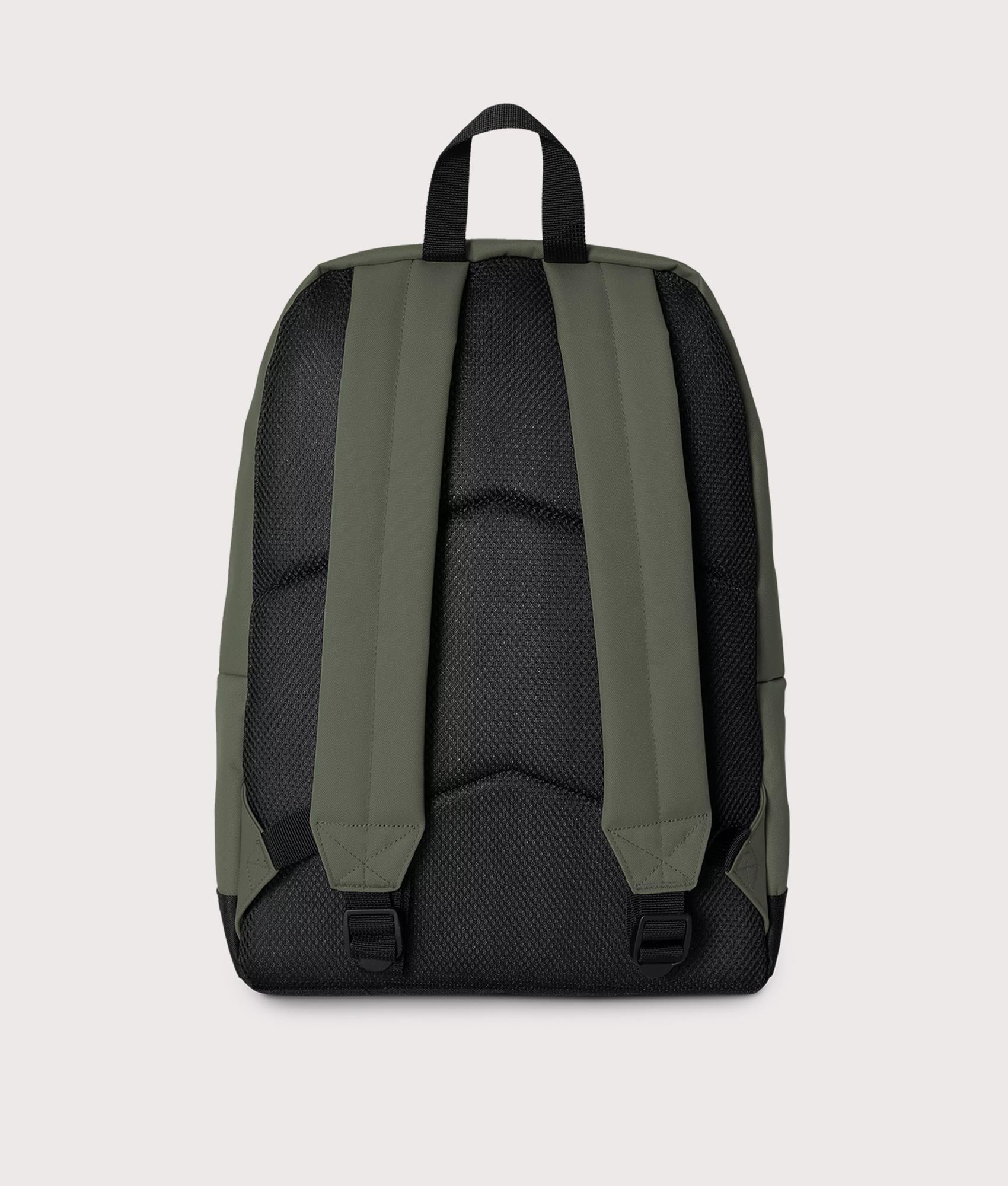 Carhartt WIP Jake Backpack in Opuntia at EQVVS Menswear. Back shot.