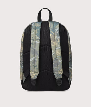Jake Recycled Canvas Backpack in Camo Combi/Green | Carhartt WIP | EQVVS | Back shot 