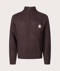 Detroit Quarter Zip Knit: 33HXX Palisander 