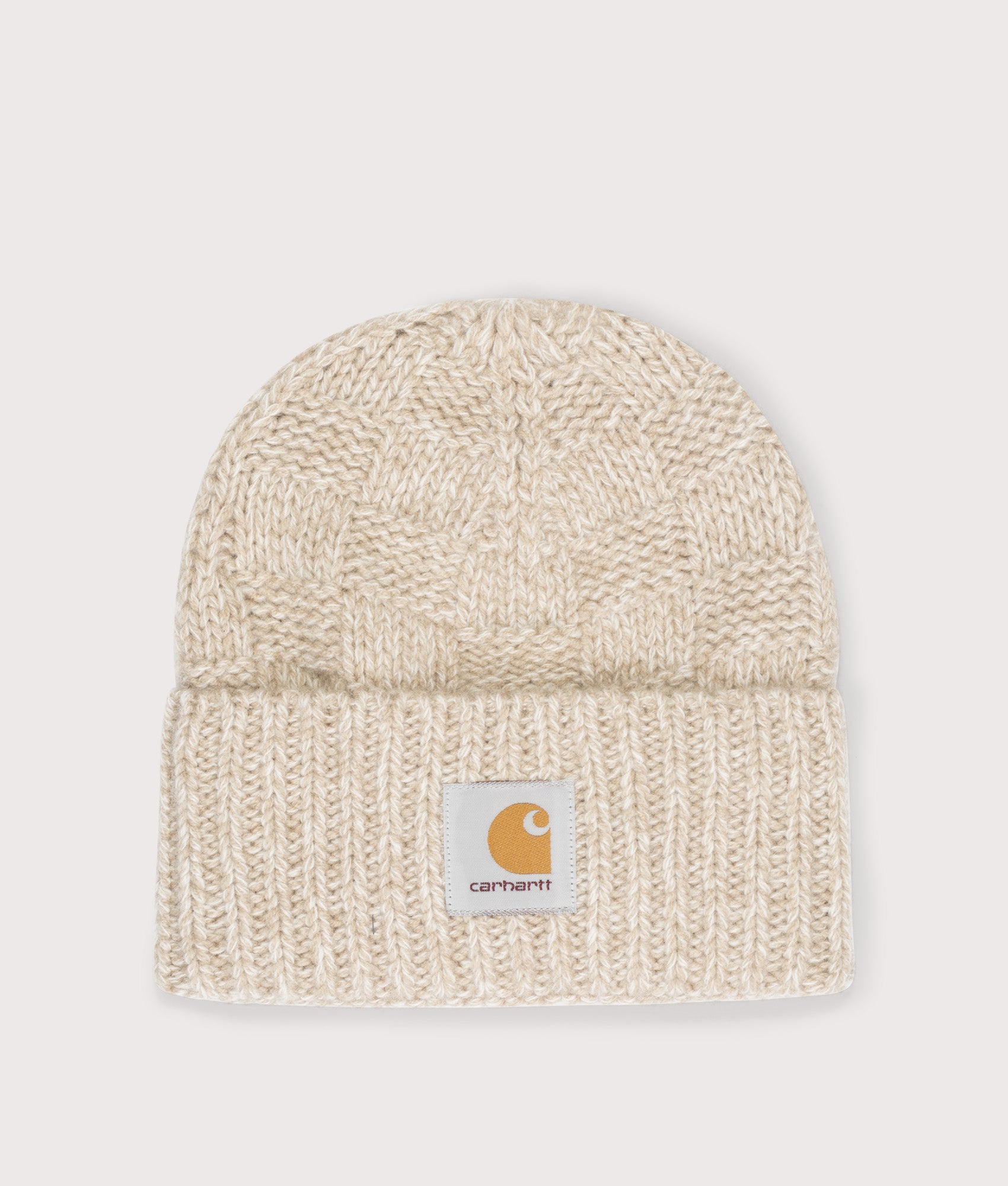 Kyloe Beanie in Wall Heather | Wool blend | Carhartt WIP | EQVVS | Front shot 