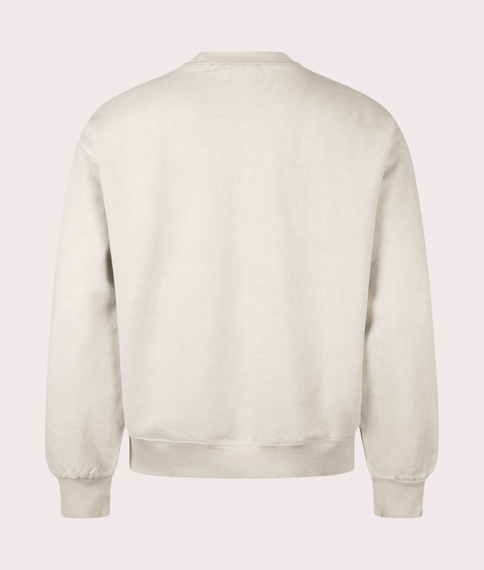 Carhartt WIP Oversized Vista Sweatshirt in Fleur De Sel at EQVVS Menswear. Back shot.