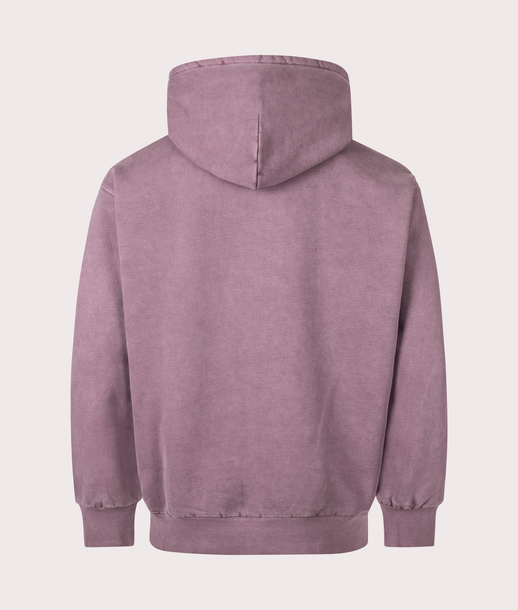 Carhartt WIP Oversized Hooded Vista Sweatshirt from in Phlox at EQVVS Menswear. Back shot.