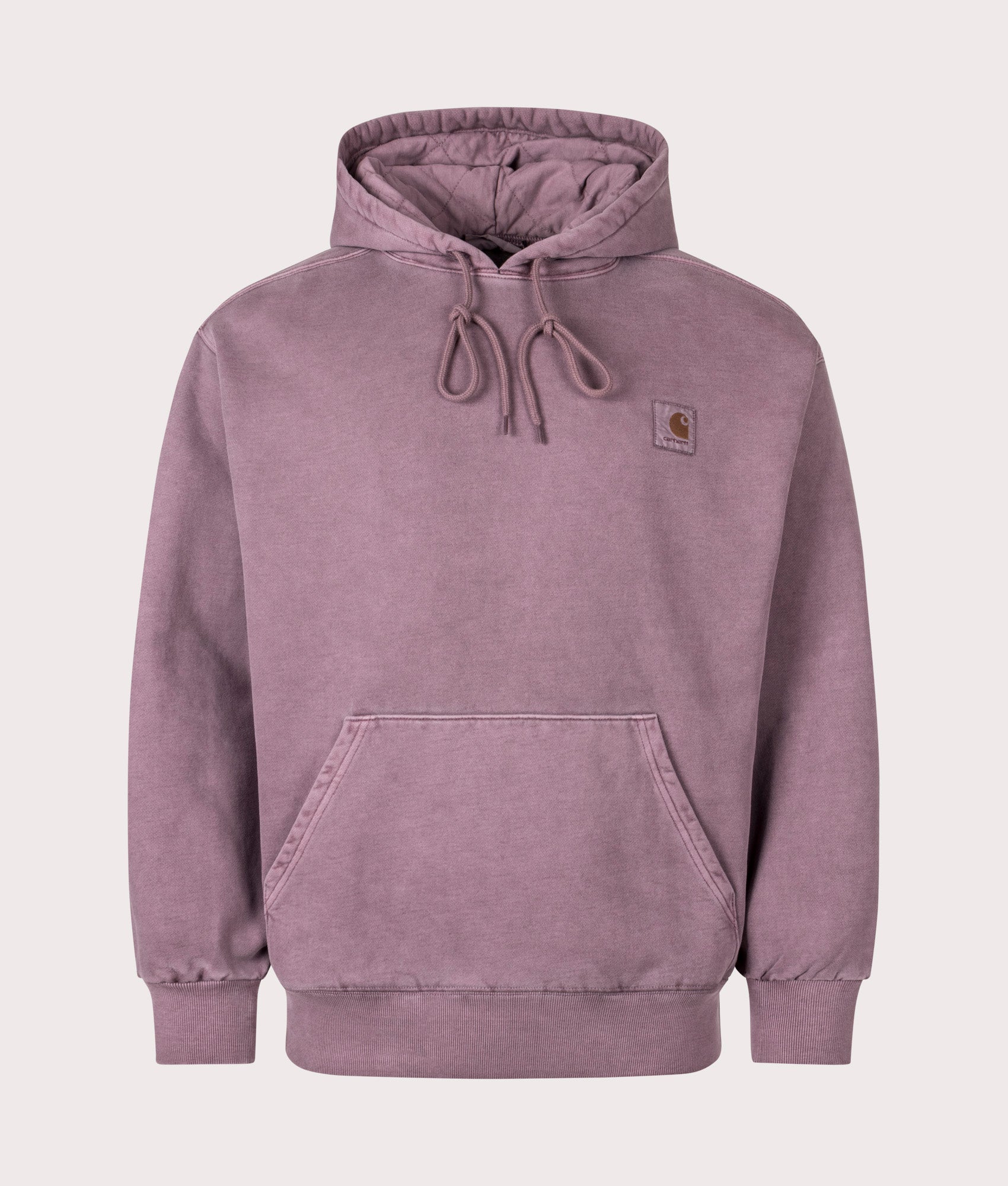 Carhartt WIP Oversized Hooded Vista Sweatshirt from in Phlox at EQVVS Menswear. Front shot.