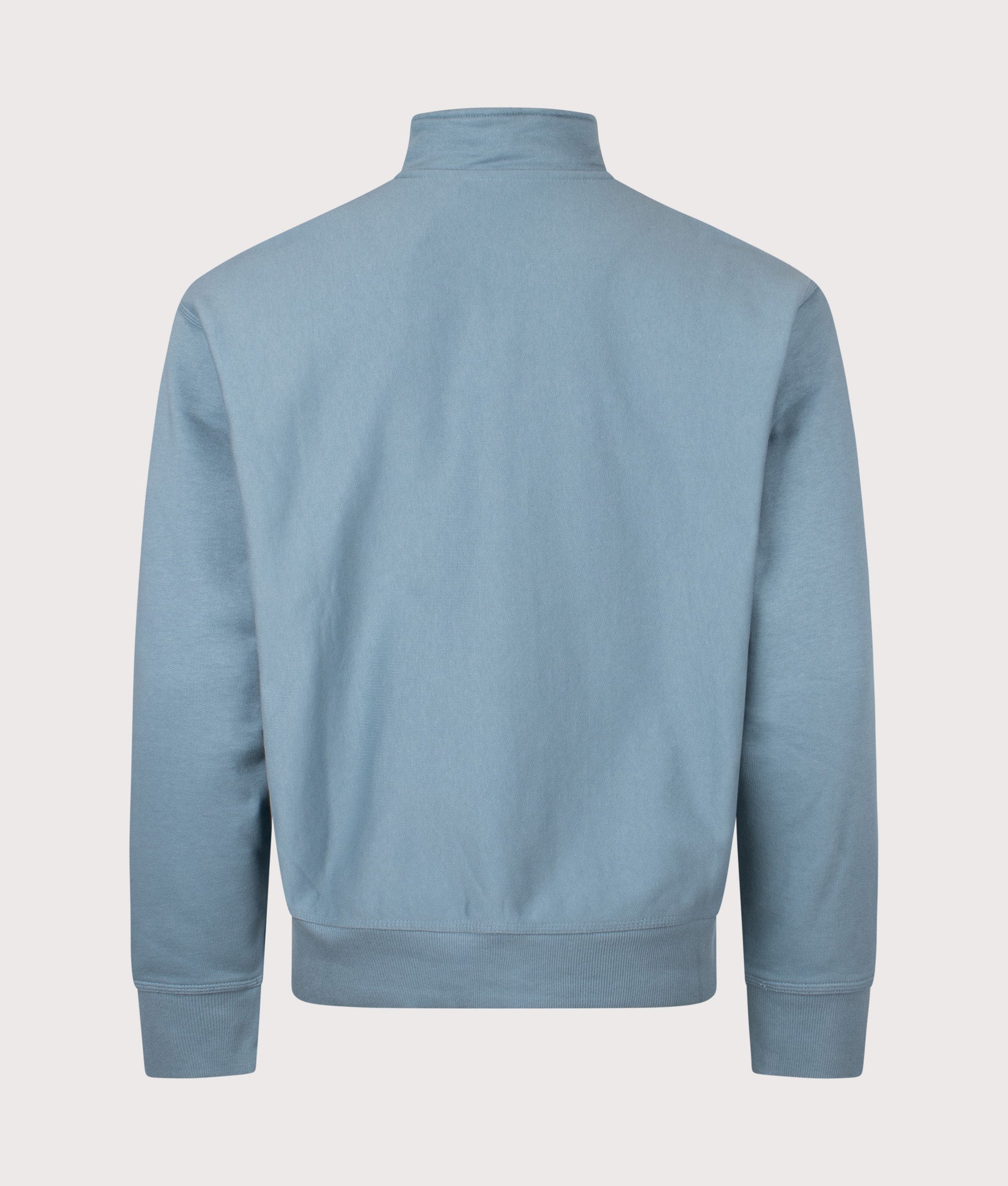 Relaxed Fit Quarter Zip American Script Sweatshirt in Citadel | Carhartt WIP | EQVVS | Back shot 