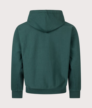 Relaxed Fit American Script Hoodie in Dark Fir | Carhartt WIP | EQVVS | Back shot 