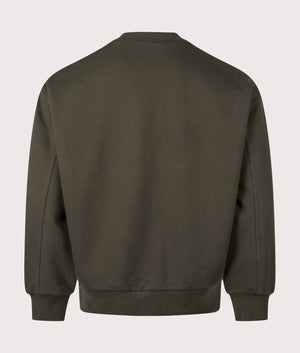 Oversized Detroit Sweatshirt in Olive | Carhartt WIP | EQVVS | Back shot 