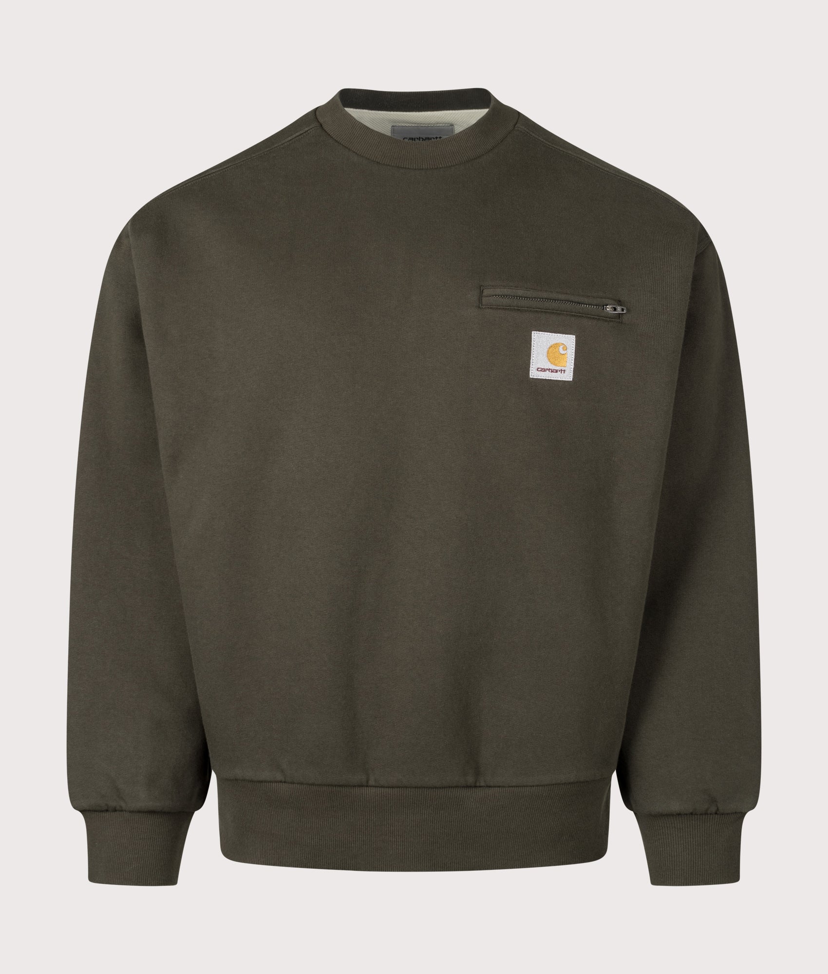 Oversized Detroit Sweatshirt in Olive | Carhartt WIP | EQVVS | Front shot 