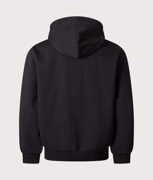 Oversized Active Sweat Jacket in Black | Carhartt WIP | EQVVS | Back shot 