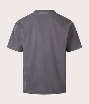 Carhartt WIP Vista T-Shirt in Black at EQVVS Menswear. Back shot.