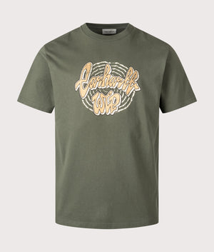 Relaxed Fit Chedda T-Shirt in Opuntia | 100% Organic Cotton | Carhartt WIP | EQVVS | Front shot 