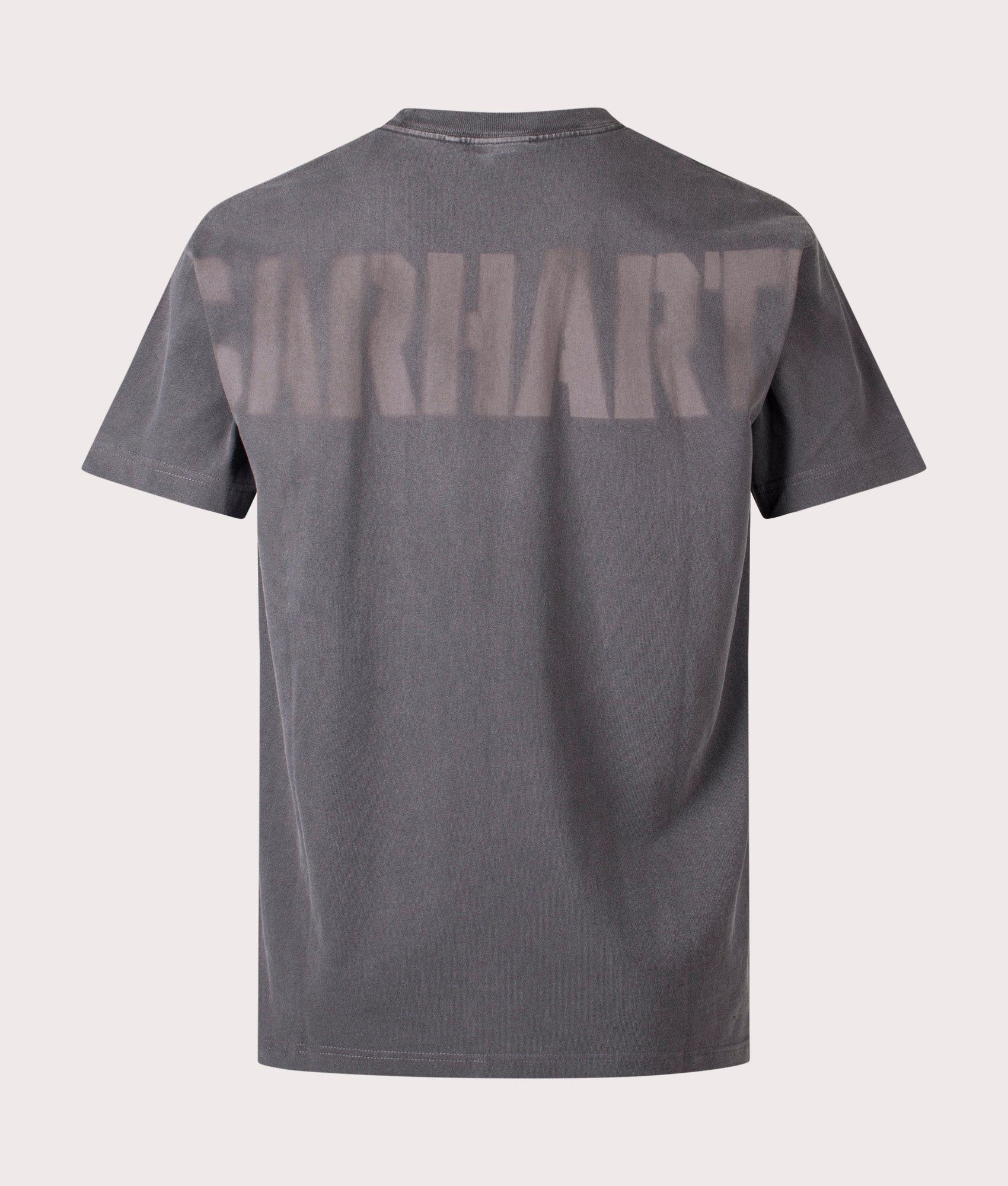 Carhartt WIP Relaxed Fit RGGD T-Shirt in Black at EQVVS Menswear. Back detail Shot. 