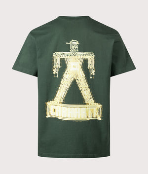 Relaxed Fit Electric Boogie T-Shirt in Sycamore Tree | 100% Cotton | Carhartt WIP | EQVVS | Back shot 