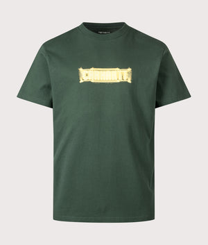 Relaxed Fit Electric Boogie T-Shirt in Sycamore Tree | 100% Cotton | Carhartt WIP | EQVVS | Front shot 