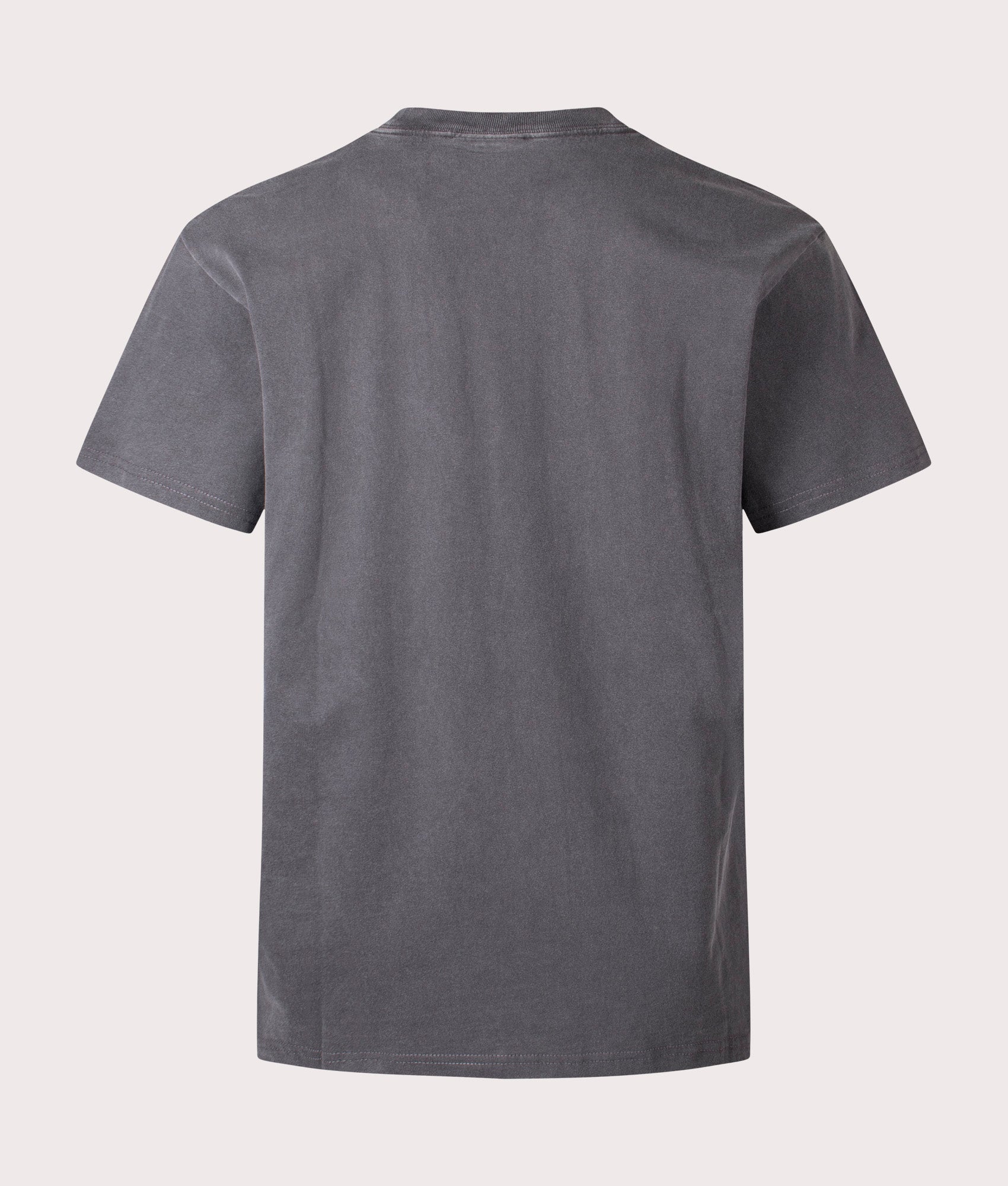 Carhartt WIP Helix Redux T-Shirt in Black at EQVVS Menswear. Back shot.
