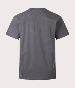 Carhartt WIP Helix Redux T-Shirt in Black at EQVVS Menswear. Back shot.