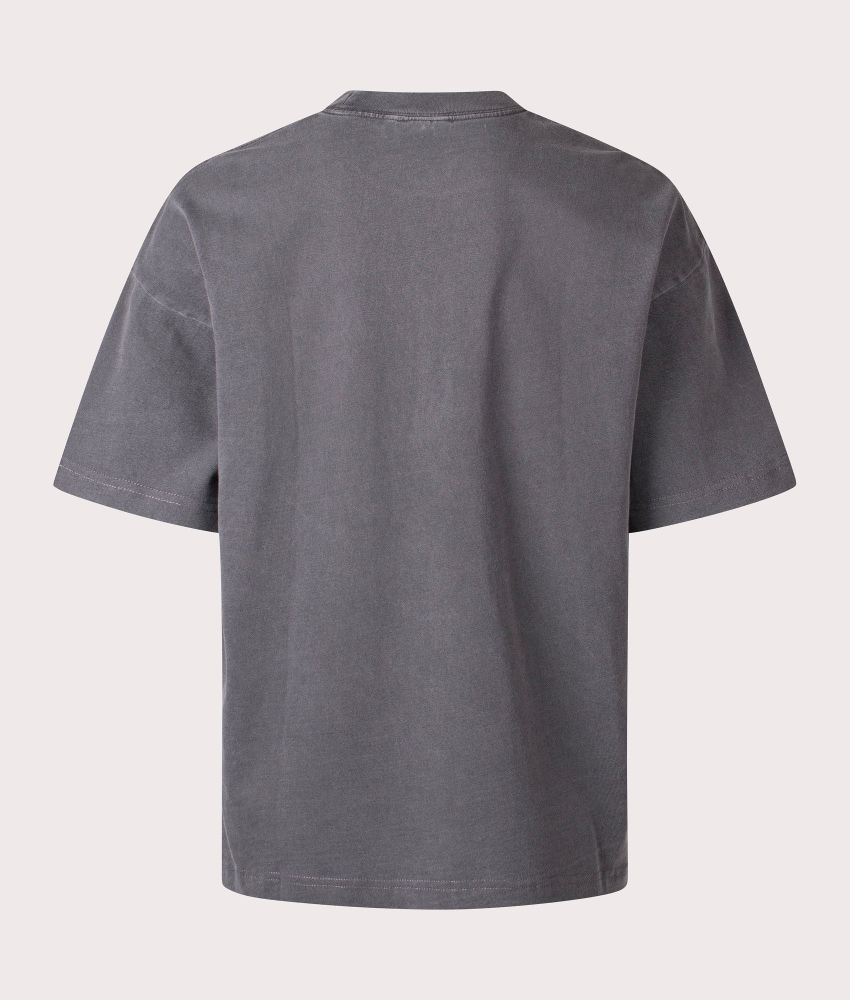 Carhartt Benton T-Shirt in Graphite at EQVVS Menswear. Back shot.