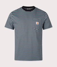 Verner Pocket T-Shirt: 37SXX Verner Stripe/Black/Citadel 