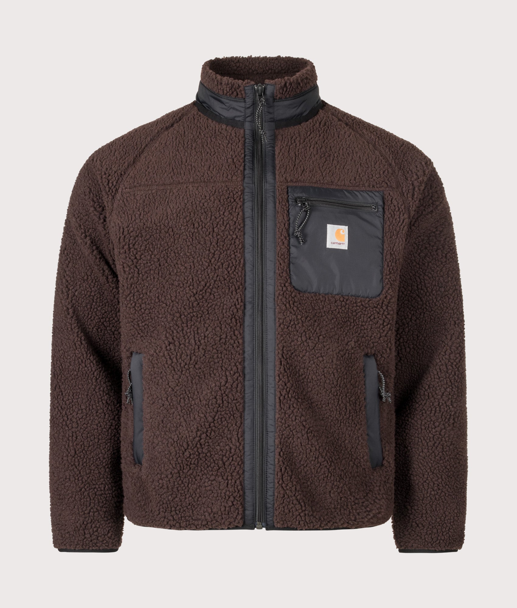 Carhartt WIP Regular Fit Prentis Liner in Palisander and Black at EQVVS Menswear. Front shot.