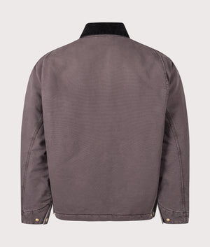 OG Detroit Jacket in Tobacco/Black Stone Canvas | 100% Organic Cotton | Carhartt WIP | EQVVS | Back shot 