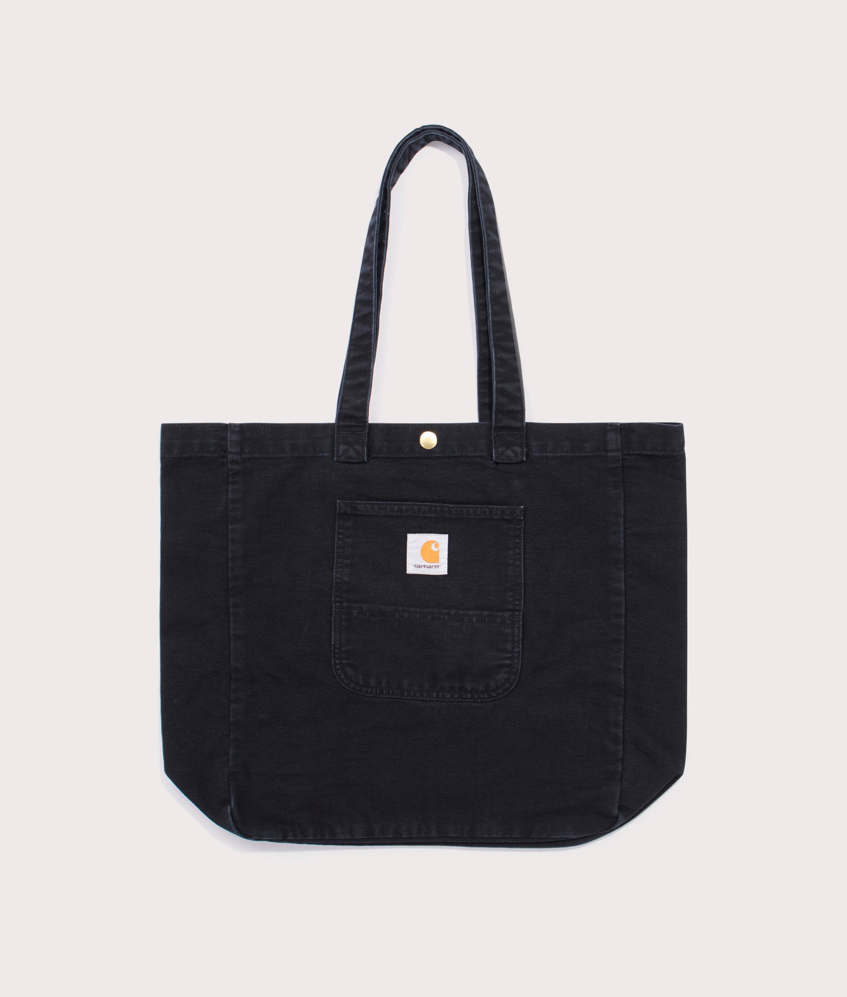Bayfield Tote Bag in Black Stone Canvas | Carhartt WIP | EQVVS | Front shot 