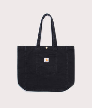 Bayfield Tote Bag in Black Stone Canvas | Carhartt WIP | EQVVS | Front shot 