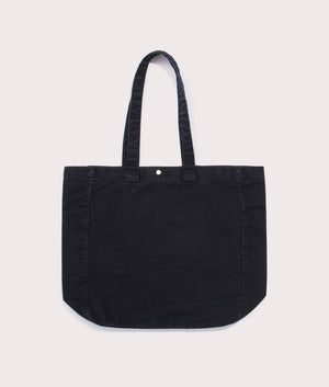 Bayfield Tote Bag in Black Stone Canvas | Carhartt WIP | EQVVS | Back shot