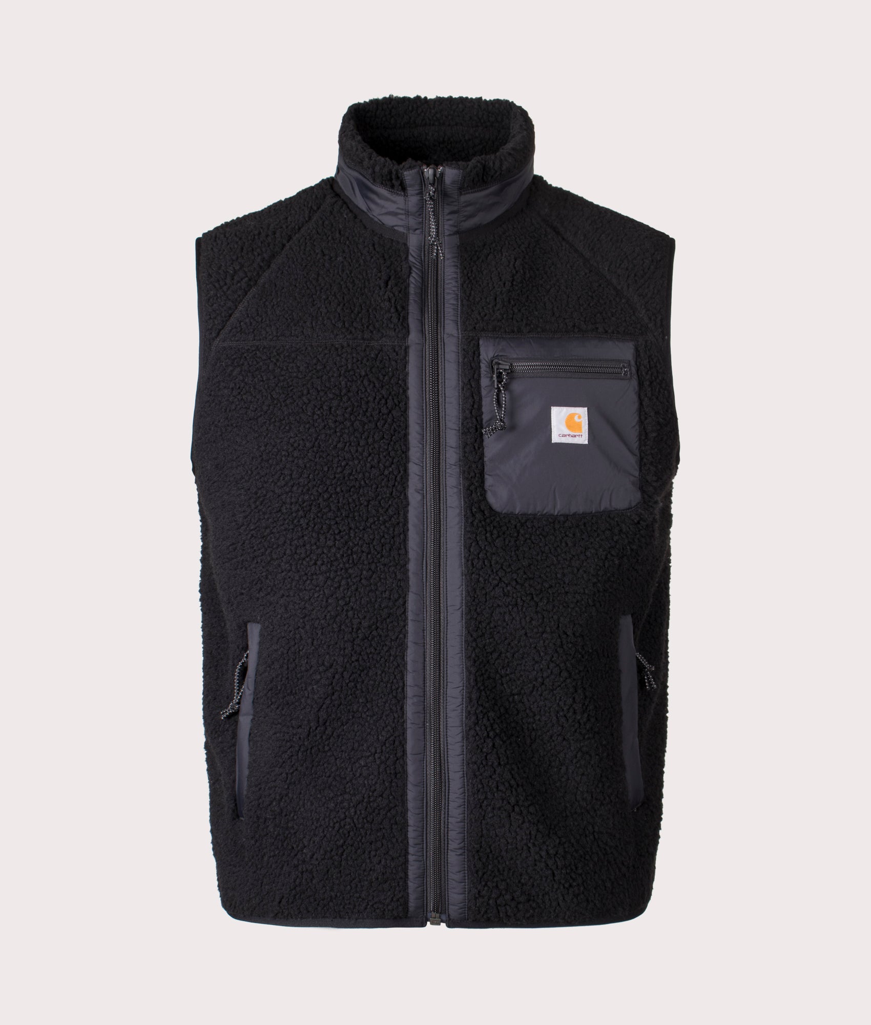 Prentis Vest Liner by Carhartt WIP in Black. Shot by EQVVS. Front shot.