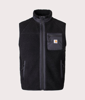 Prentis Vest Liner by Carhartt WIP in Black. Shot by EQVVS. Front shot.