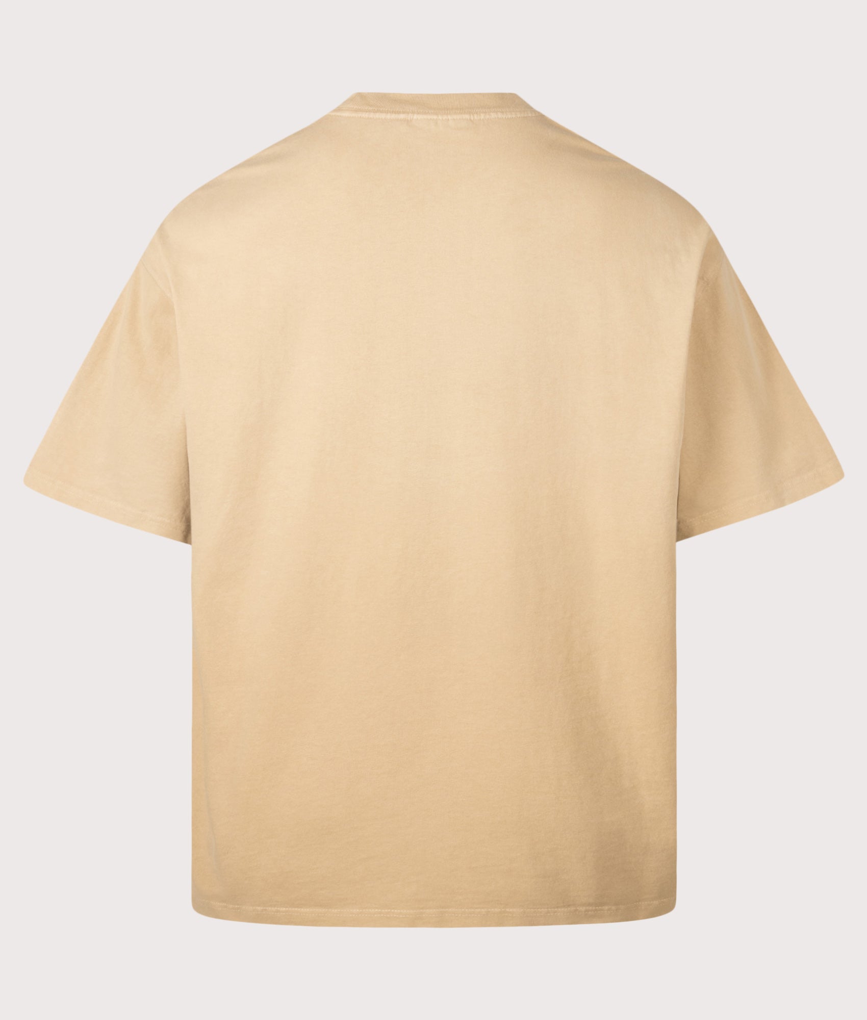 Carhartt WIP Boxy Loose Fit Hudson Pocket T-Shirt in Dusty H Brown at EQVVS Menswear. Back shot.