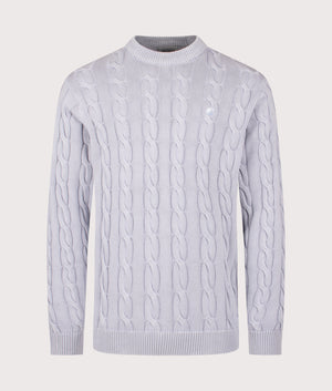 Carter Cable Knit Jumper. Shot by EQVVS. Front shot.