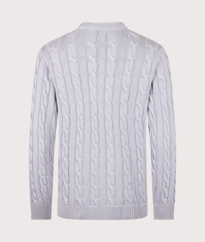 Carter Cable Knit Jumper. Shot by EQVVS. Back shot.
