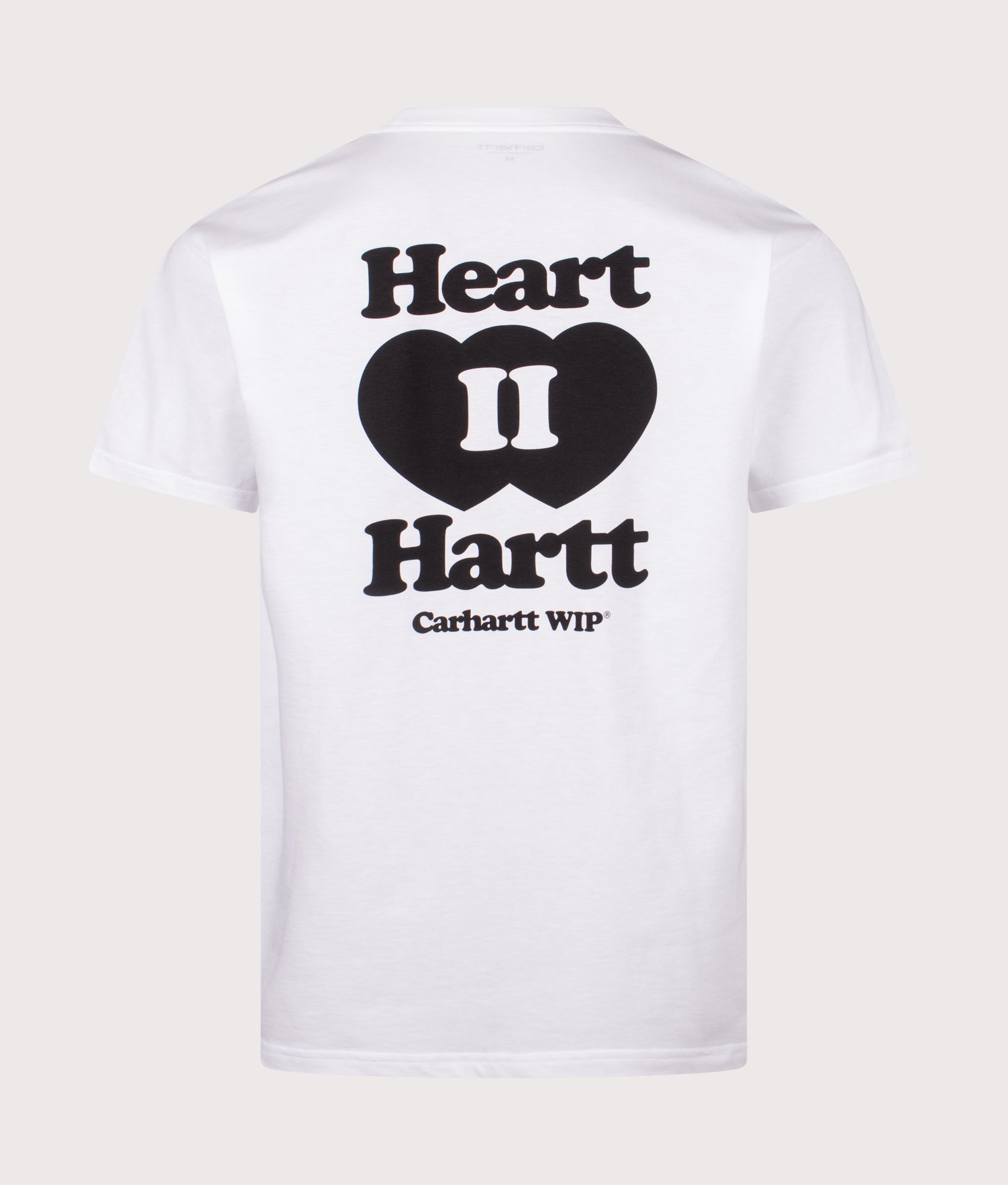 Relaxed Fit Heart II Hartt T-Shirt. Shot by EQQVS. Back print shot.